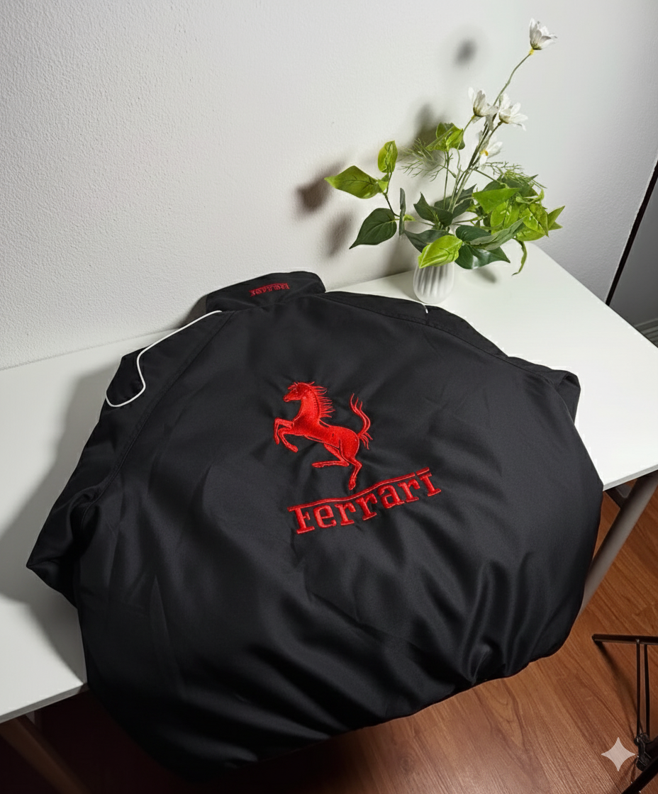 Formula 1 Black Ferrari Jacket